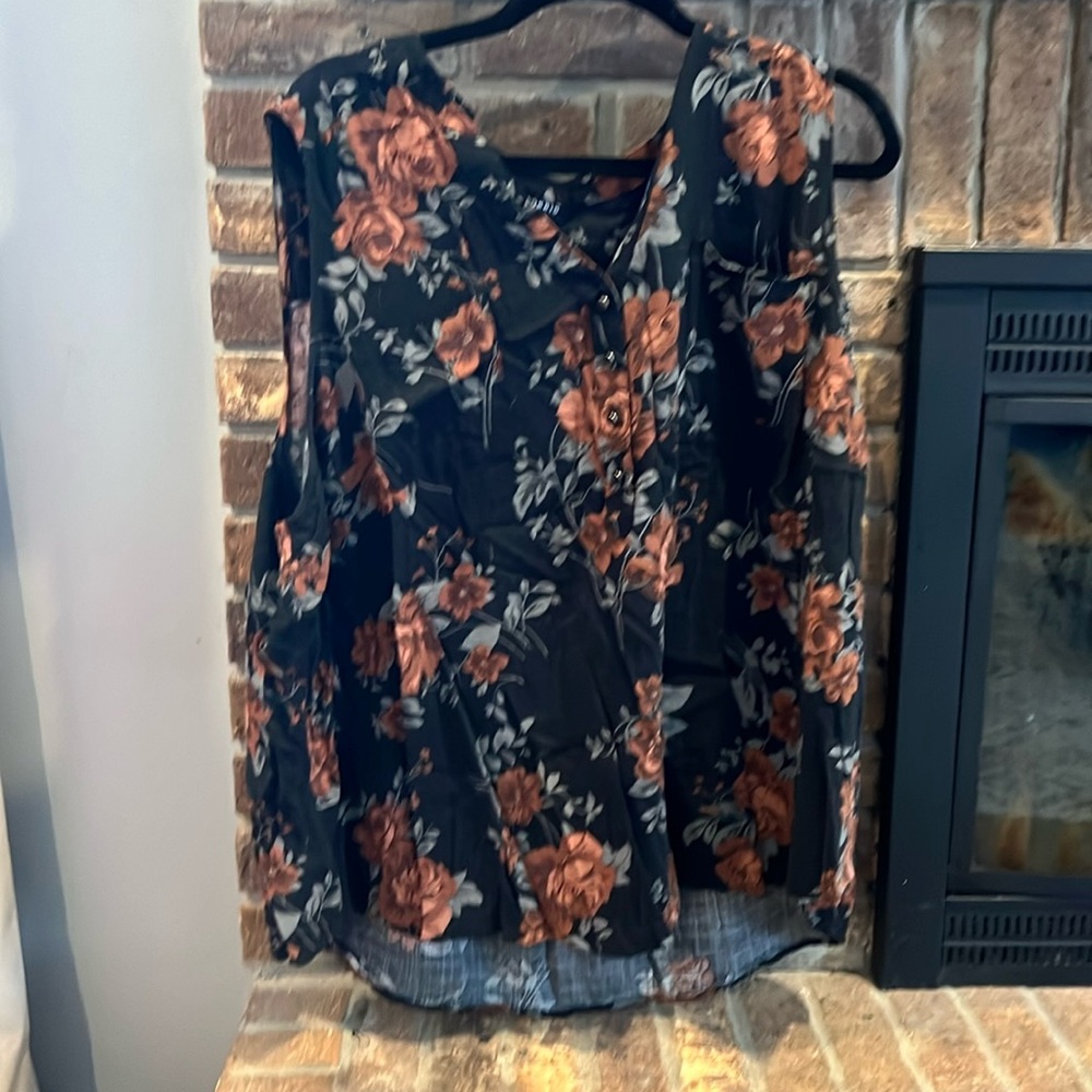 Torrid, 4, Floral, Blouse